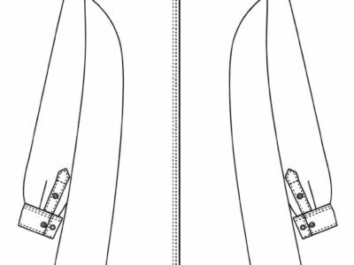 ProudDeacon-A, diakonskjorta dam med A-linje i 100% linne