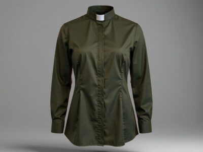 ProudDeacon-A, diakonskjorta dam med A-linje i 100% linne